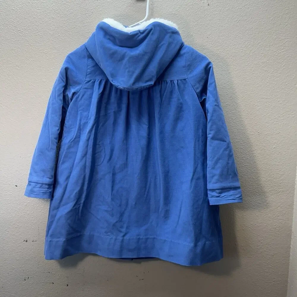 Vintage Girls 1960s Coat Button Jacket Swing Pea Fischel Johnston Size 5-6‎